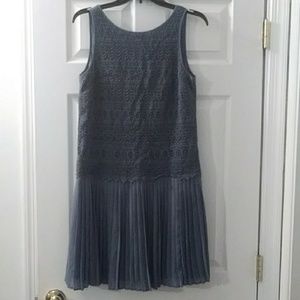 Ann Taylor LOFT sleeveless dress with pleats